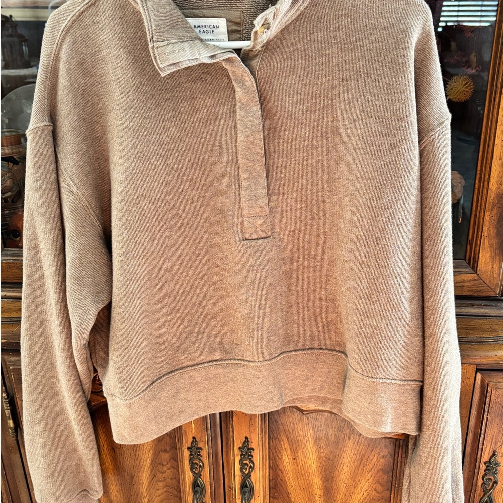 American Eagle Outfitters Women's Brown Pullover